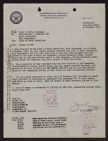 Change of Duty letter for William J. Henning
